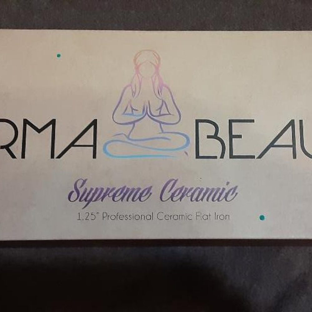 Karma Beauty Ceramic Flat Iron 1.25 inch
